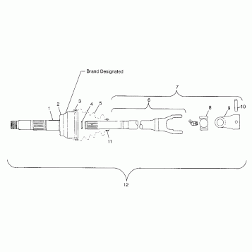 CV JOINT - NEAPCO - W97CD50A (4941354135B003)