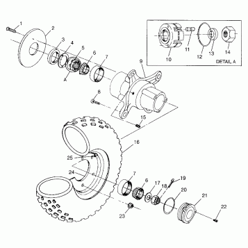 FRONT WHEEL - W97CD50A (4941354135B007)