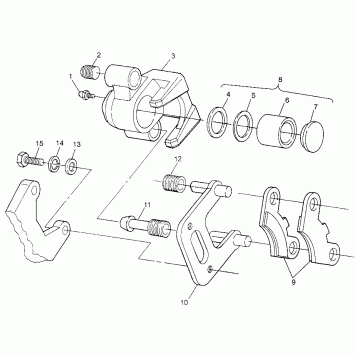 FRONT BRAKE - W97CD50A (4941354135B008)