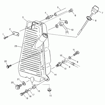 OIL TANK - W97CD50A (4941354135B013)
