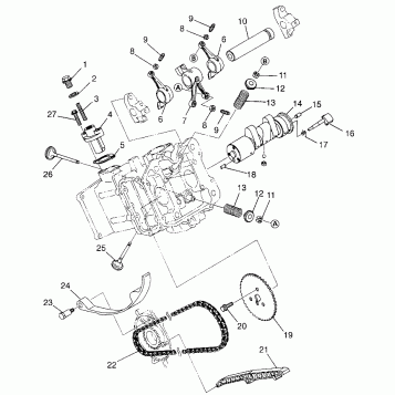 INTAKE and EXHAUST  XPLORER 500 W97CD50A (4941354135D006)