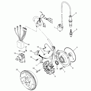 MAGNETO  XPLORER 500 W97CD50A (4941354135D013)