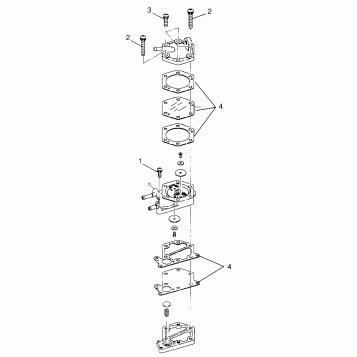 FUEL PUMP  XPLORER 500 W97CD50A (4941354135E001)
