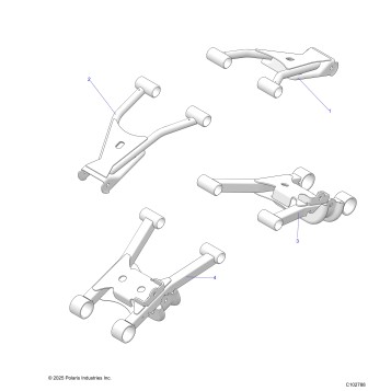 SUSPENSION, REAR CONTROL ARMS - A26SEZ57AB/BB (C102788)