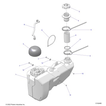 BODY, FUEL TANK - A20SLZ95AE (C102495)