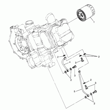 OIL FILTER  Scrambler 500 W97BC50A (4943074307D011)