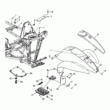 FRONT CAB - W98BC50A (4944994499a005)