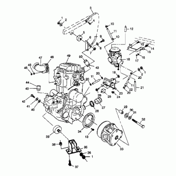 ENGINE MOUNTING - W98BC50A (4944994499a010)