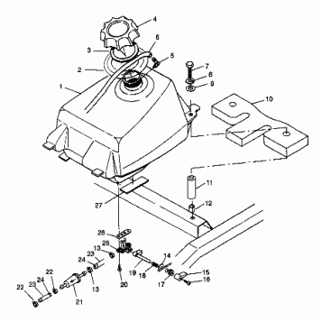 FUEL TANK - W98BC50A (4944994499a014)