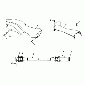 PROP SHAFT - W98BC50A (4944994499b002)