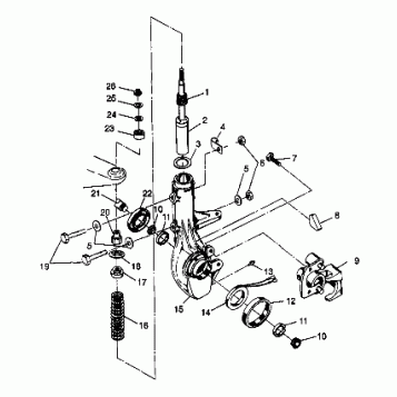 FRONT STRUT - W98BC50A (4944994499b005)