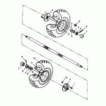 REAR WHEEL - W98BC50A (4944994499c004)