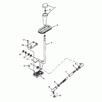 GEAR SELECTOR - W98BC50A (4944994499c010)