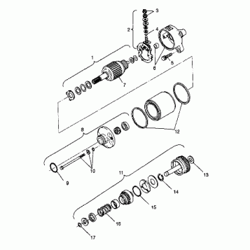 STARTING MOTOR - W98BC50A (4944994499d013)