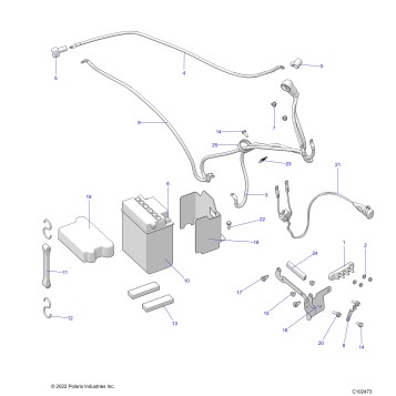 ELECTRICAL, BATTERY - A24S6E57A1 (C102473)