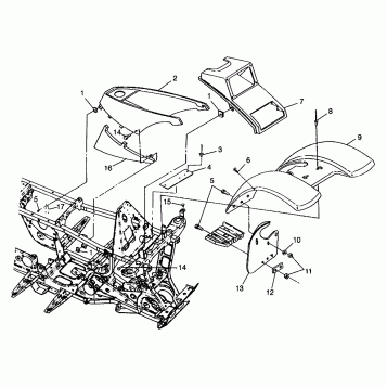 FRONT CAB - S98AC42E (4945214521A005)