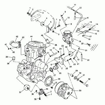 ENGINE MOUNTING - W98AC42A (4945214521A009)