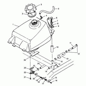 FUEL TANK - S98AC42E (4945214521A013)