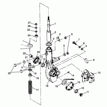 FRONT STRUT - S98AC42E (4945214521B002)