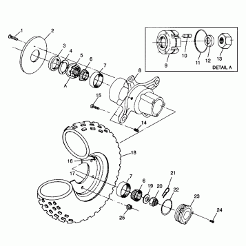 FRONT WHEEL - S98AC42E (4945214521B003)
