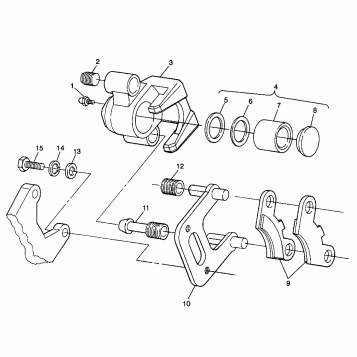 FRONT BRAKE - W98AC42A (4945214521B004)