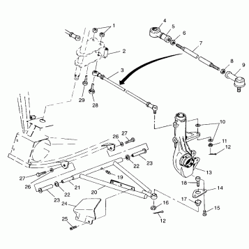 A-ARM/STRUT MOUNTING - W98AC42A (4945214521B011)