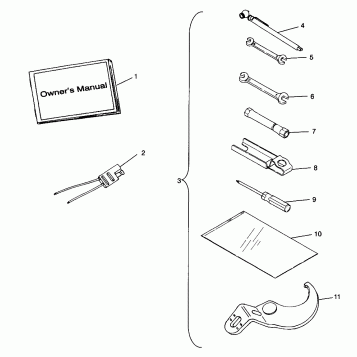 TOOL KIT - N98AC42D (4945214521B014)