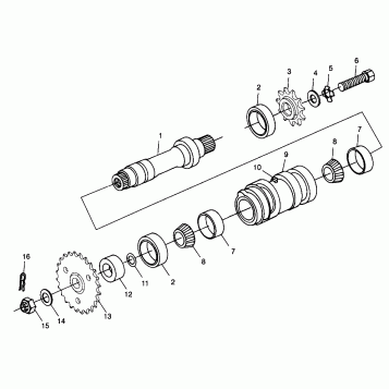 CENTER TIGHTENER - W98AC42A (4945214521C001)