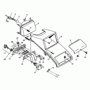 HEADLIGHT - N98AC42D (4945214521C008)