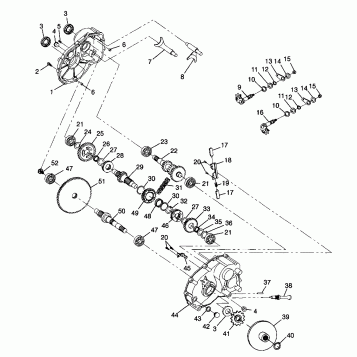 GEARCASE - W98AC42A (4945214521D001)