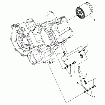 OIL FILTER - W98AC42A (4945214521D010)