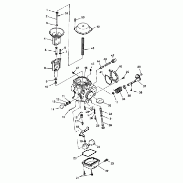 CARBURETOR - W98AC42A (4945214521D011)