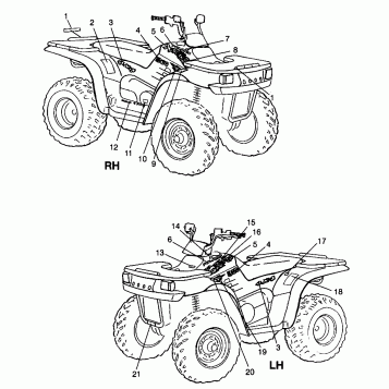 DECALS XPLORER 300 W98CC28C (4945264526A009)