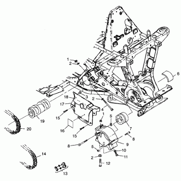 FRONT DRIVE XPLORER 300 W98CC28C (4945264526B003)
