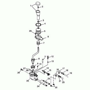 GEAR SELECTOR XPLORER 300 W98CC28C (4945264526C010)