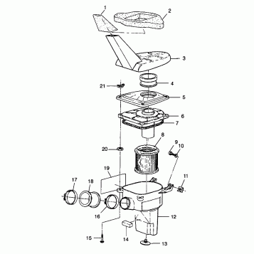 AIR BOX Trail Boss W98AA25C (4945314531A014)