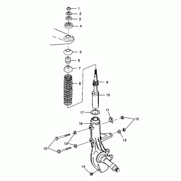 STRUT - W98AA25C (4945314531B003)
