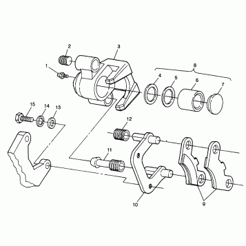 FRONT BRAKE - W98AA25C (4945314531B006)