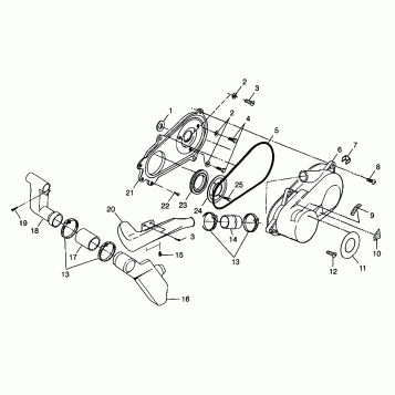 CLUTCH COVER - W98AA25C (4945314531B010)