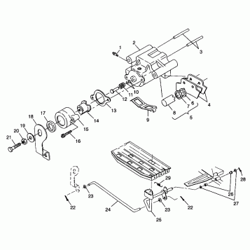 REAR BRAKE - W98AA25C (4945314531B014)