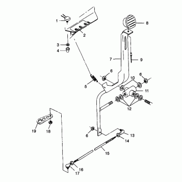 SHIFT LINKAGE Trail Boss W98AA25C (4945314531C005)