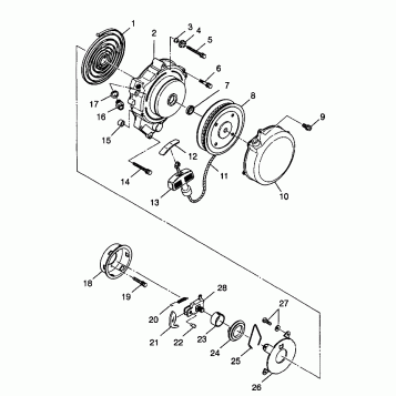 RECOIL STARTER Trail Boss W98AA25C (4945314531C011)