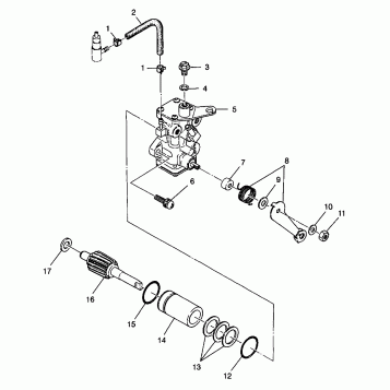 OIL PUMP Trail Boss W98AA25C (4945314531C012)