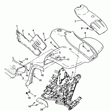 FRONT CAB - W98CA28C (4945364536a005)