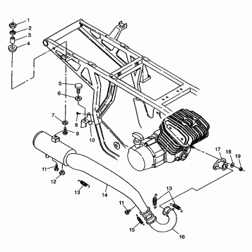 EXHAUST SYSTEM - W98CA28C (4945364536a013)