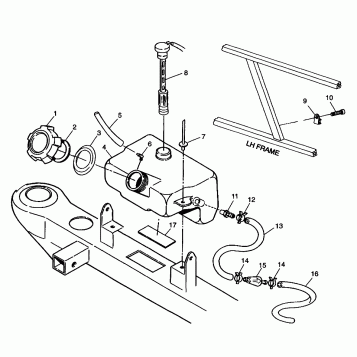 OIL TANK XPRESS 300 W98CA28C (4945364536B001)