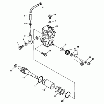 OIL PUMP XPRESS 300 W98CA28C (4945364536D001)