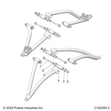 SUSPENSION, A-ARM MOUNTING - A21SHD57A9 (C102293-3)