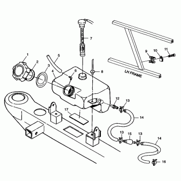 OIL TANK XPLORER 400L W98CC38C (4945414541A014)
