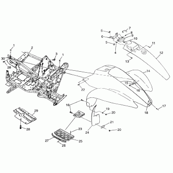FRONT CAB Trail Blazer W98BA25C (4945464546A005)
